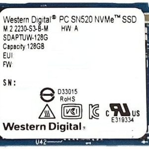 Disque Dur SSD M,2 INTERNE Laptop M,2 128 Go WESTERN DIGITAL