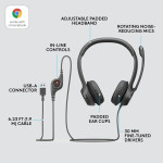 CASQUE LOGITECK H390