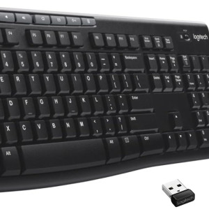 CLAVIER +SOURI SANS FIL Logitech Mk270