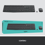 CLAVIER +SOURI SANS FIL Logitech Mk235