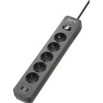 Rallonge Apc Essential Parafoudre 1 OUTLET, 2 USB PORTS BLA